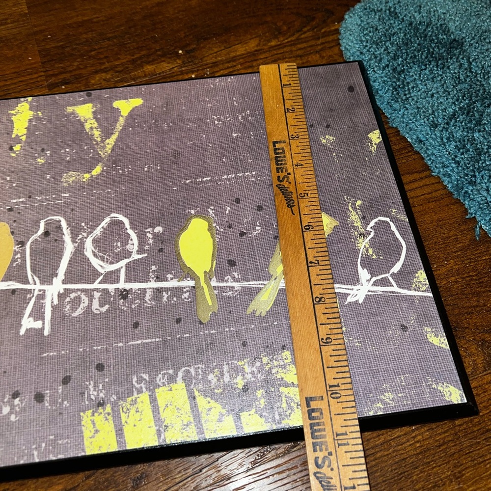 Beauty Birds on a Wire Design Wall Mounted Art - Picture 11 of 12